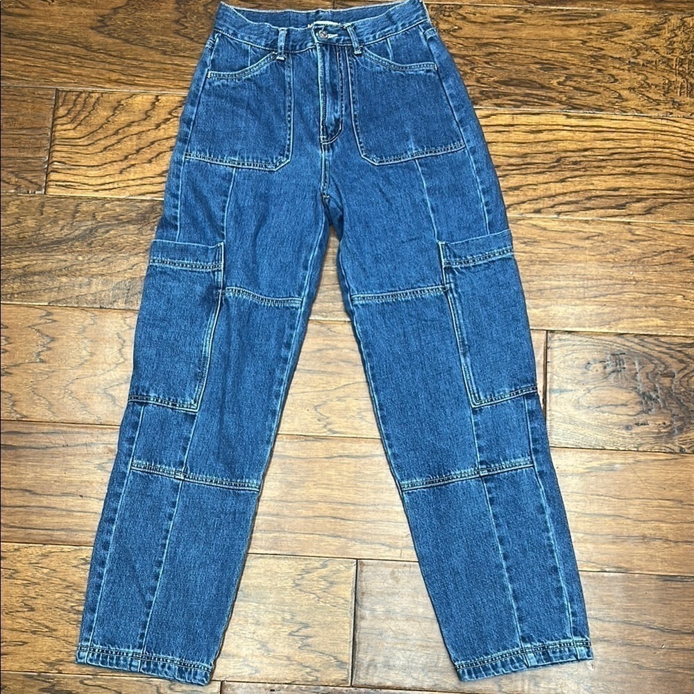 BDG High Waist Baggy Cargo denim jeans - Picture 3 of 10